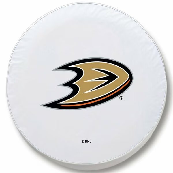 27 x 8 Anaheim Ducks Tire Cover, Holland Bar Stool Co, Mfr#: TCJAnaDksWT